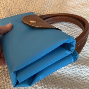 🔴SOLD🔴 Longchamp Le Pliage Overnighter Carry on Bag Blue